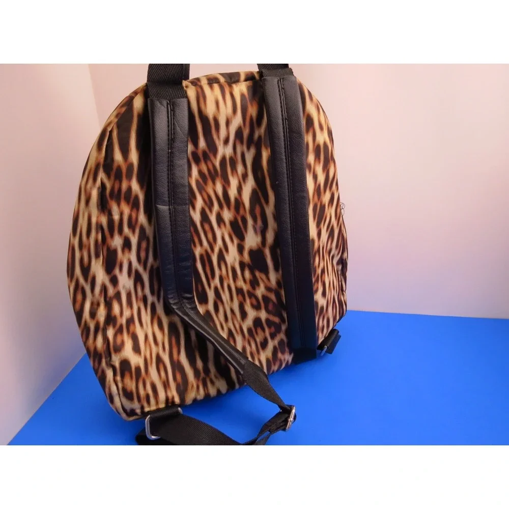 Nicole Miller Leopard Print Backpack 12